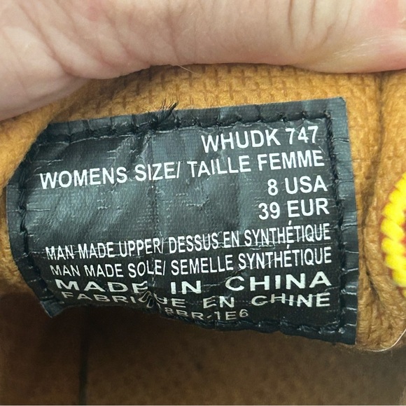 Lugz Women’s Vintage 90s WHUDK 747 Tan/Orange Lace Up Dress Work Boot Size 8 - Picture 11 of 12